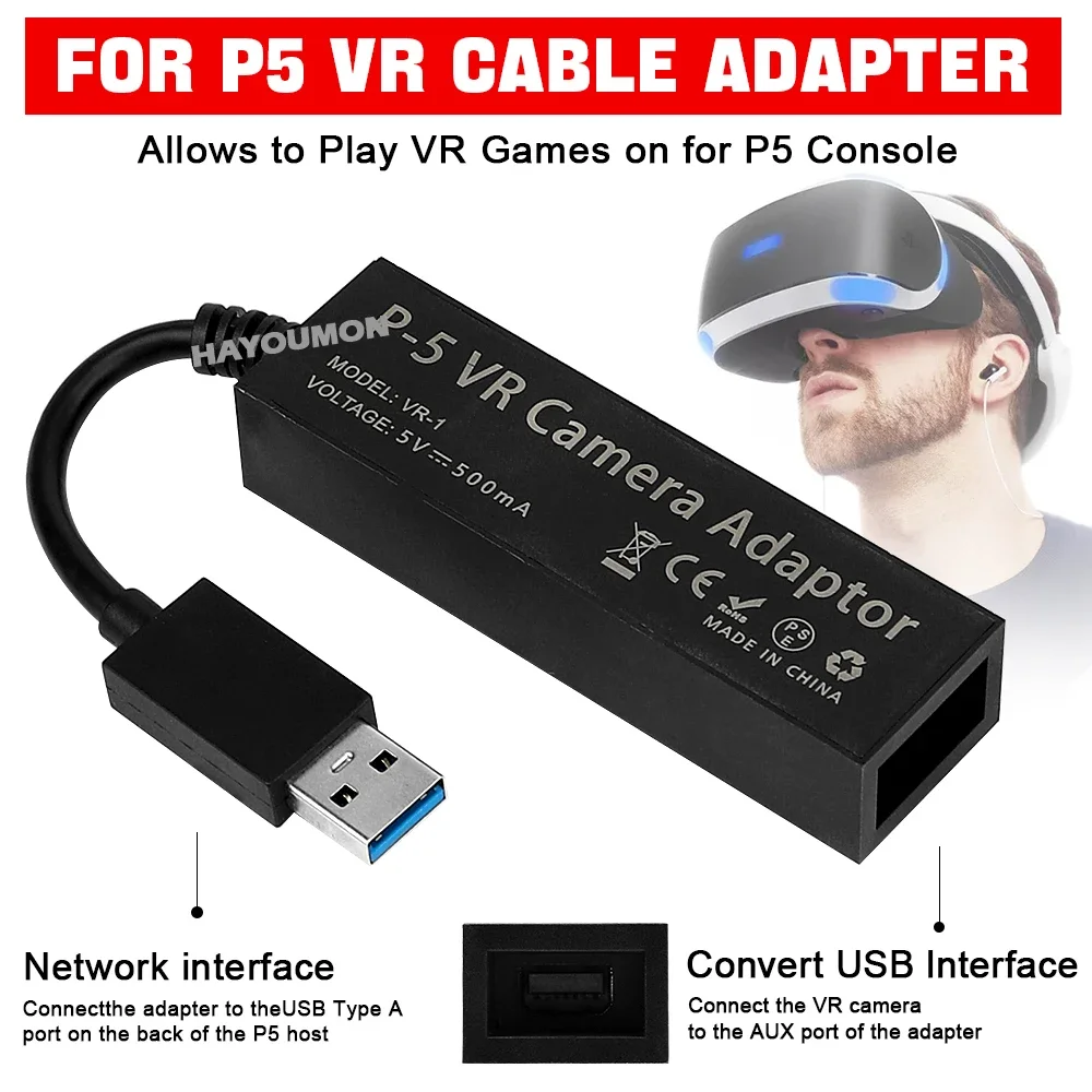 Gaming Console Buttons - Adattatore Cavo VR per PS5, Connettore