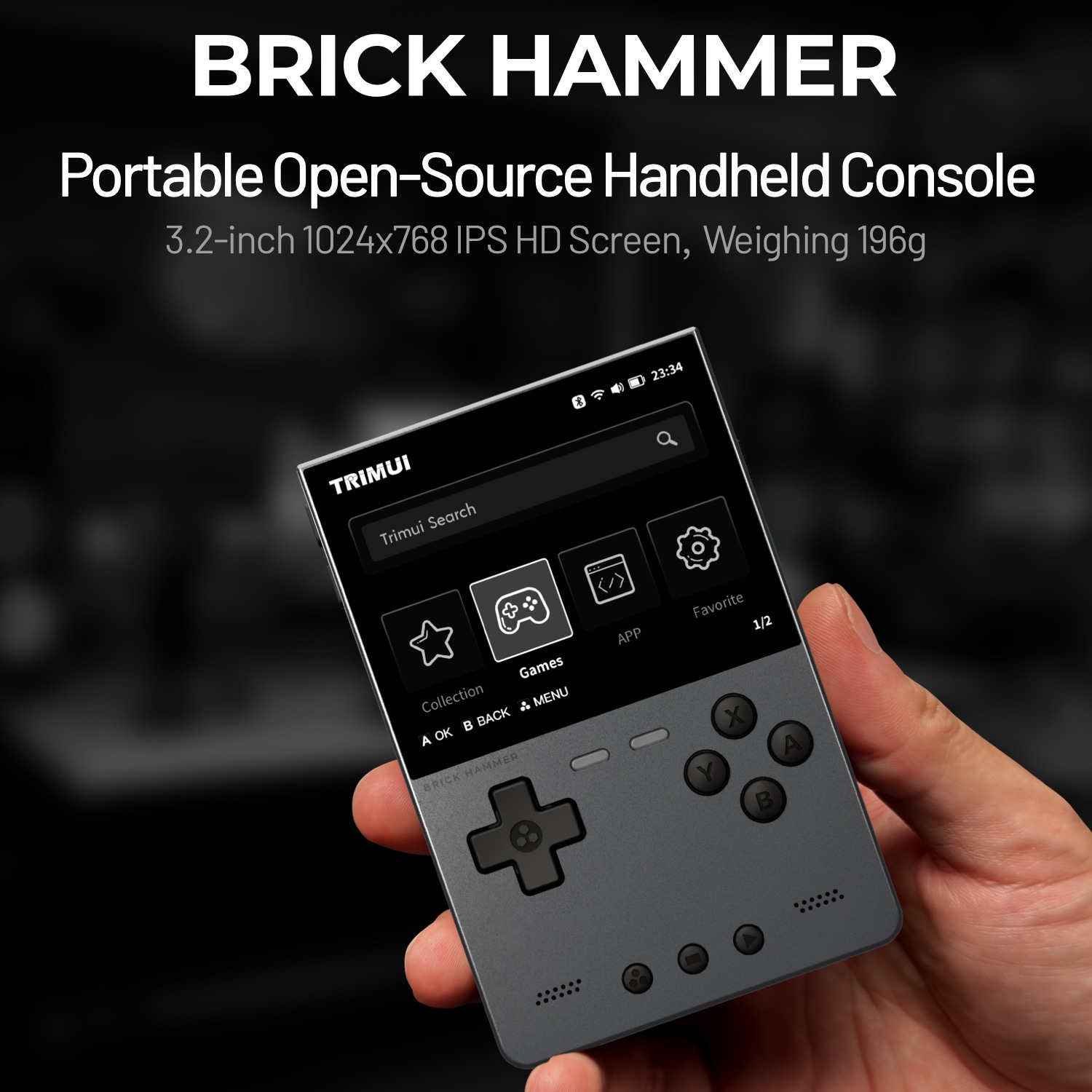 Gaming Console For Phone - TRIMUI BRICK HAMMER Console di gioco