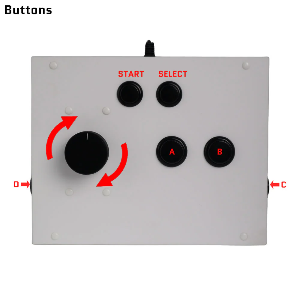Layout della mano sinistra/des - Gaming Console Buttons recensione e prezzo